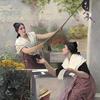 在井边闲聊
