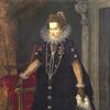 巴伐利亚公爵夫人玛丽亚·安娜（1574-1616）和一只狗