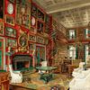 Interiors of La Chateau De Groussay, La Grande Bibliotheque