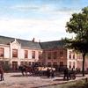 A Busy Day outside the Ambachtsschool, Weteringschans, Amsterdam