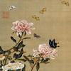 牡丹蝴蝶（细节）