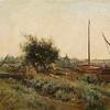 Repairing Barges at Termonde