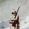 雪地里的士兵