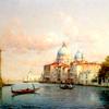 威尼斯大运河上的圣玛利亚礼炮
