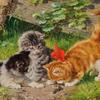 三只蜗牛小猫