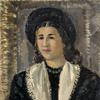 黑帽女画像