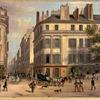 A View of the rue de Caumartin with the Hôtel de La Haye on the Left