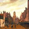 View of the Boterbrug with the Tower of the Stadhuis, Delft, Holland