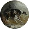 三只猎犬在休息