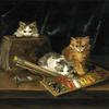 三只猫用调色板