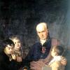 Portrait of K.I. Golovachevsky with Three Students