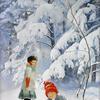 雪地里的孩子们