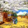 阳光和樱花，野田，横滨