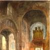 Oxford, The Interior of Christ Church Cathedral, Looking past the Crossing and Organ Screen into the Chancel