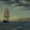 The Corvette "Galathea" Lying in order to Send Help to the Brig "St Jean" at Dawn after a Stormy Night