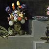 Still Life with Flowers, Artichokes and Glassware (Bodegón con alcachofas, flores y recipientes de vidrio)