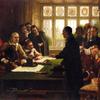 Oliver Cromwell and His Secretary John Milton, Receiving a Deputation Seeking Aid for the Swiss Protestants
