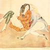 两个女孩在地上