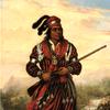 北美塞米诺尔酋长的肖像