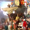 1745年9月在布里斯托尔卸下两艘被俘的西班牙珍宝船