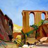 The Broken Aqueduct, Wadi Kelt near Jericho