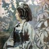 穿蓝色衣服的女士