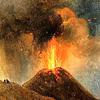 维苏威火山夜间喷发