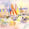Sailboats at Ile d'Yeu