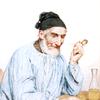 餐桌旁的移民局农民