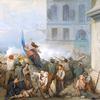 1848年巴黎圣丹尼斯门的路障