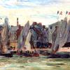 Fishing Boats at Honfleur