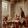 写独立宣言，1776年