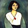 穿绿衣服的女士