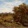 Terrinallum House and Emu Creek from near the Lower Garden Gate