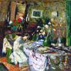 Marcelle Aron in the Dining Room of Château-Rouge