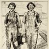 妇女工作：在铁路上-发动机和车厢清洁工