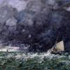 波涛汹涌的大海