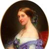 Portrait of a Lady with Decorative Flowers