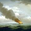1727年6月25日，“卢克斯伯勒”号战舰几乎烧成了水