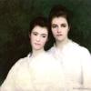 Emeline and Josephine Tarbell (The Artist's Wife and Daughter)