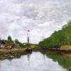 Brussels, the Canal de l'alee Verte