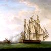 End of the Action between HMS 'Magicienne' and La 'Sibylle', 2 January 1783