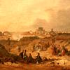 1832年轰炸后安特卫普城堡的景色