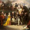 1794年6月26日乔治三世参观豪的旗舰“夏洛特女王”