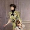 Portrait of Madame Georges Hugo (nee Pauleen Menard-Dozian) and Her Son, Jean