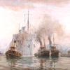 “兰吉塔”号轮船和其他船只